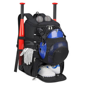 Sac de baseball étanche fabriqué au Pakistan Sac de baseball de haute qualité personnalisé grande capacité utilisation en extérieur - Product Image 1