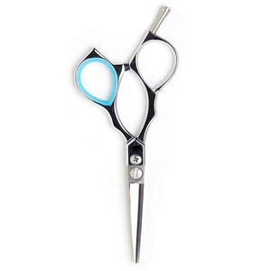 Tijeras de peluquero de mejor fabricante, logotipo personalizado, uso de belleza, hoja de acero inoxidable con mango de cerámica, venta superior a bajo precio - Product Image 4