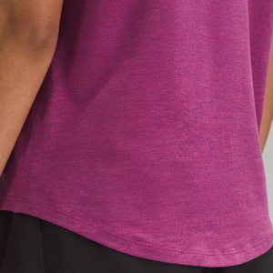 Camisetas de manga corta con cuello redondo para exteriores para mujer de calidad superior Ropa de punto de diseño personalizado OEM para mujer de BD - Product Image 5