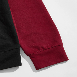 2023 invierno otoño hombres chándal bloque de Color sudaderas con capucha pantalones de chándal 2 uds traje Casual correr Fitness Hombre Ropa deportiva - Product Image 4