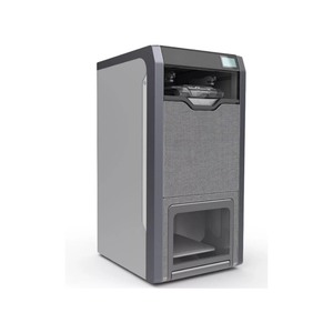 Machine à laver pliable commerciale – Lave-linge en tissu gris avec design pliable - Product Image 1