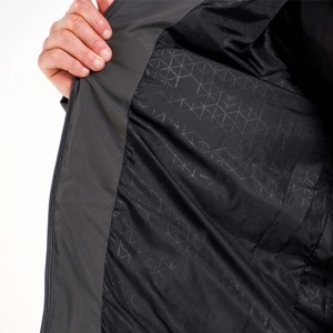 Elegante Abrigo acolchado largo con capucha para hombre con diseño acolchado y ajuste cómodo para clima frío para un calor adicional - Product Image 4