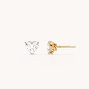 Pendientes de Perlas y Diamantes Cultivados en Laboratorio de Oro de 14k para Regalo de Boda o Fiesta - Product Image 4