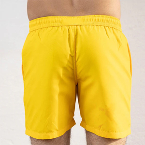 High Quality Heat Sensitive Casual Adult Yellow Color Quick Dry Waterproof Breathable Eco-Friendly <b>Knee</b> <b>Length</b> <b>Men's</b> <b>Shorts</b> - Product Image 4