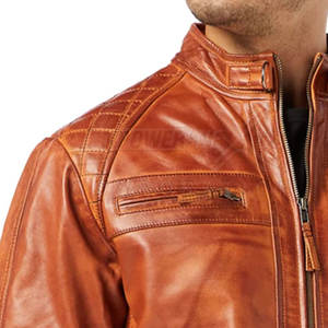 Chaqueta de cuero cálida de invierno transpirable para hombre, ropa informal, chaqueta de cuero para hombre a precio razonable - Product Image 5