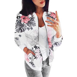 Blouson bombardier léger Vêtements de mode Blouson bombardier pour femmes Veste bombardier coupe-vent pour femmes - Product Image 4