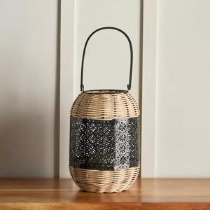 โคมไฟหลุมฝังศพอลูมิเนียมที่มีแม่ลายใบไม้ออกแบบสีได้เองทั้งในร่มและกลางแจ้งบ้านและสวนฟ้าผ่าดีไซน์คลาสสิก - Product Image 1