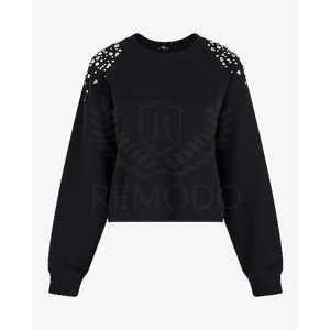 Rhinestone Sweatshirts <b>Crafted</b> For Glamorous Looks That Match Rhinestone Sweatshirts - Product Image 1