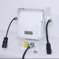 Caméra de sécurité agricole JEC avec moniteur, positionneur motorisé panoramique/inclinaison, entraînement précis par engrenage droit, protection IP66, capacité de charge 5 kg