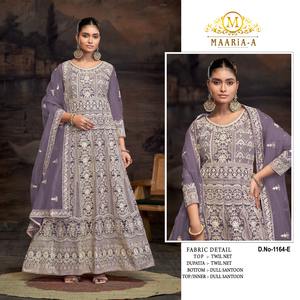 Robe pakistanaise Anarkali de qualité supérieure pour la collection brodée de créateur de vêtements de mariée de mariage au meilleur prix - Product Image 3