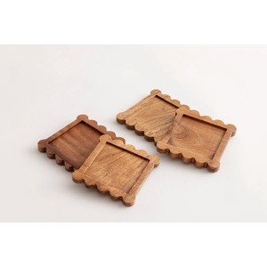 Ensemble de sous-verres de Style classique en forme d'octogone écologique en acier inoxydable de qualité supérieure - Product Image 6