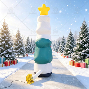 <span class=keywords><strong>Arche</strong></span> de Noël gonflable géante de 10m x 5m, grande <span class=keywords><strong>arche</strong></span> de Noël gonflable pour extérieur, jardin, fête, toile de fond photo, décoration - Product Image 5
