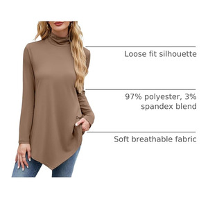 Sudadera con Capucha para Mujer, de Invierno, Color Sólido, Manga Larga, Corte Holgado Informal, Suave, Elástica, Transpirable, de Secado Rápido, con Logotipo Frontal - Product Image 3