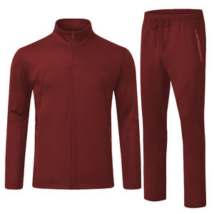 Men's Winter Fleece <b>Hoodie</b> Jogger Set Zipper Tracksuit With DTF DTG Screen and Digital Printing Sublimation in Solid Color - Product Image 6