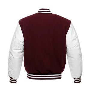 Veste Varsity Letterman en laine de qualité supérieure avec manches en cuir veste universitaire personnalisée en gros vestes universitaires Letterman pour hommes - Product Image 3