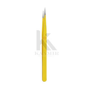 High Quality Stainless Steel Pointed <b>Eyelash</b> Tweezers Wholesale Price Beauty Instruments - Product Image 1