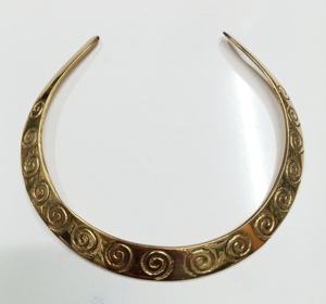 Colliers ras du cou design bohème en laiton bijoux de mode bohème pour femmes GC-NK-403 ras du cou en laiton - Product Image 1