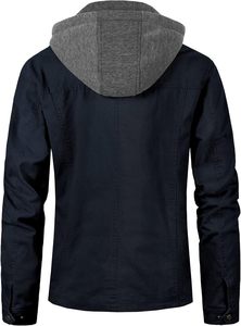 Custom Made High Quality <b>Canvas</b> Cotton Thick Winter Zip up Man <b>Jacket</b> OEM Manufacturer New Latest Design Men's <b>Jackets</b> - Product Image 2