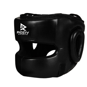 Protège-tête de boxe haute qualité le plus vendu – Logo couleur personnalisé, cuir PU, visière transparente réglable, taille personnalisable, protection - Product Image 1