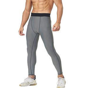 Nuevos Pantalones Largos de Compresión para Hombre, Leggings Térmicos Ajustados para Correr, Mallas de Compresión Negras para Hombre, 100% Poliéster - Product Image 2