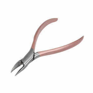 Pinzas para cutículas de media mandíbula de acero inoxidable de 4,5 pulgadas personalizadas, cortador profesional de cutículas para manicura, recortador de uñas - Product Image 5