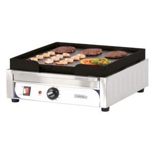 Plaque de cuisson en fonte lisse pour grills et plaques chauffantes électriques - Product Image 1