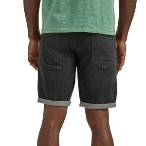 Shorts de Mezclilla para Hombre, al por Mayor, Estilo Urbano, Holgados, 100% Algodón, Casuales, Transpirables, de Secado Rápido, con Logotipo Personalizado, Color Sólido Premium - Product Image 4