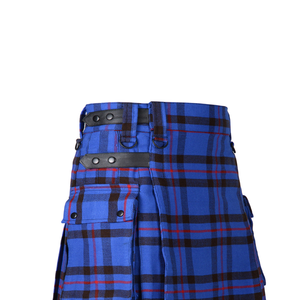 COSH KILTS Kilt Highland Tartan de haute qualité Utilitaire écossais Kilt bleu Vendeurs Instruments de musique et accessoires - Product Image 3