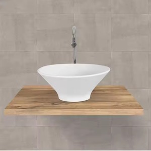 อ่างล้างหน้าเซรามิกทรงสี่เหลี่ยมผืนผ้าอ่างล้างจานช่องเดียวพอร์ซเลน lavabo - Product Image 4