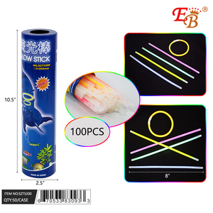 10.5\" 100pc Glow-in-the-Dark Bracelet <b>Stick</b> 50pk/cs for Party <b>Lighting</b> - Product Image 1