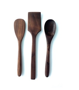 Juego de herramientas de cocina de madera de acacia Natural desechable de 6 piezas, colección de utensilios de cocina antiadherentes con cucharas de espátula de madera - Product Image 1