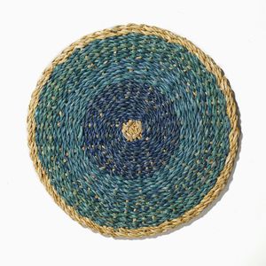 แผ่นรองจานทอจากหญ้าทะเลสำหรับเสิร์ฟอาหารโต๊ะแสดงผลบนโต๊ะโต๊ะในห้องครัวห้องทานอาหารเย็น - Product Image 1