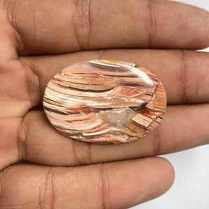 Cabujón de Rodocrosita Roja Ovalada 100% Natural de Alta Calidad para Joyería, Venta al por Mayor OEM - Product Image 1