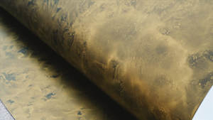 Panneau mural décoratif moderne en composite de pierre flexible doré, imperméable et ignifuge pour les projets d'aménagement intérieur des halls d'hôtels et des commerces - Product Image 2