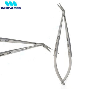 Ciseaux à ressort micro Spring Stitch 5.5 à pointe incurvée, en acier inoxydable, pour broderie, couture et soin des ongles INNOVAMED - Product Image 4