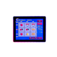 Monitor de pantalla táctil de iluminación LED con interfaz USB RS232 de 19 pulgadas para sala de juegos
