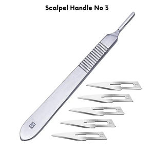 SJVL CE Marked Disposable Medical Instruments Customizable Cheap 10R Carbon Steel <b>Surgical</b> <b>Blade</b> Manual Wholesale <b>Surgical</b> - Product Image 6