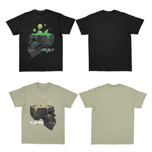 80% Algodón 20% poliéster hombres propia marca gráfico impreso camisetas para Unisex 100% alta calidad nueva moda impreso hombres camisetas - Product Image 1