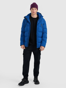 Prix raisonnable Hiver Chaud Hommes Longue Veste Casual Wear 100% Polyester Veste Pour Homme De Couleur Bleue - Product Image 3