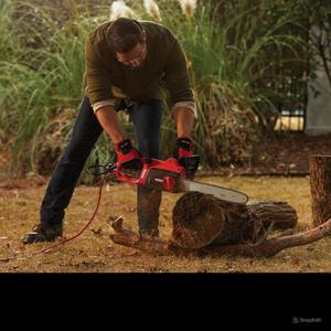 Motosierra eléctrica con cable de 16 pulgadas y 12 amperios con bajo retroceso, engrase automático y tensión de cadena sin herramientas - Product Image 2