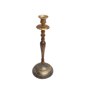 Soporte de vela decorativo de aluminio, soporte de vela alto de Color De Seta para decoración navideña, artesanías - Product Image 4