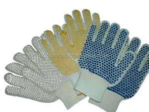 Gants en coton avec points en PVC pour le jardinage et l'usage quotidien, longueur poignet, détection des aiguilles - Product Image 6