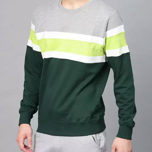 OEM Nouveau Vente de gros Pull-over à col ras du cou vierge épais 100% coton Logo personnalisé Sweat-shirt à col ras du cou surdimensionné pour hommes - Product Image 3