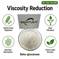 Poudre d'enzyme bêta-glucanase de qualité alimentaire 100 000 U/g pour l'alimentation animale et la brasserie