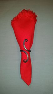 Elegante Anillo para Servilletas de Hierro Minimalista, Diseño Elegante, Lujoso para Bodas, Duradero, Agrega un Toque Sofisticado a la Mesa de Comedor, Elegante y Funcional - Product Image 5