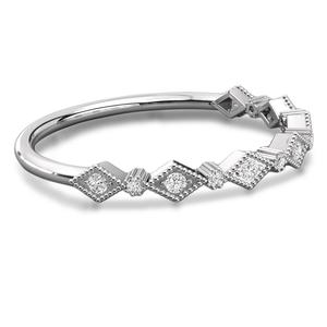 Bague de fiançailles de laboratoire certifiée Lab pour femmes Collection IGI & Ingemco Certified Diamond Ring in India Prix de gros - Product Image 2