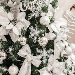 30 sfere di natale in plastica infrangibile con Glitter blu da 6cm decorazioni per alberi eleganti ornamenti per palline di natale - Product Image 5