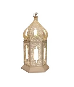 Décoration artisanale en bois avec incrustation de mosquée et de croissant de lune, élégante pièce maîtresse de table pour le Ramadan Kareem et l'Eid Mubarak - Product Image 5