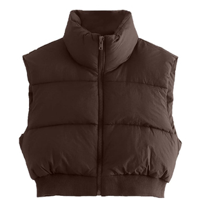 Nuevo Chaleco Acolchado para Mujer, para Invierno, Primavera y Otoño, en Todos los Colores, Chaqueta sin Mangas, Ligera, Personalizable - Product Image 5