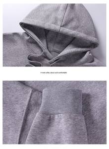 Bangladesh China Factory Price OEM 420g Fleece Lined <b>Hoodie</b> Men's Heavyweight Drop Shoulder V-Neck Pullover Winter <b>Hoodie</b> - Product Image 6